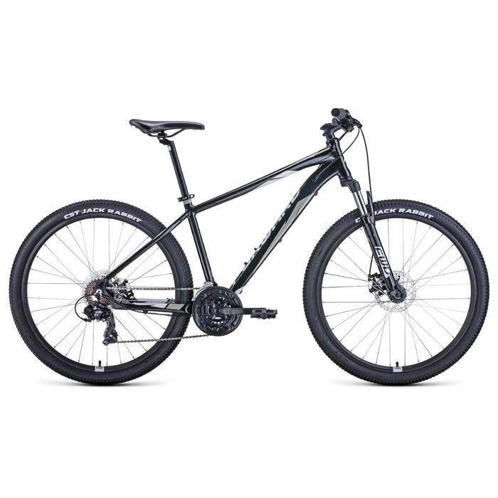 фото Велосипед 27,5" forward apache 2.2 disc, 2021, цвет черный/серый, размер 21"