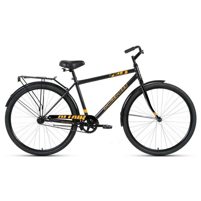 фото Велосипед 28" altair city high, 2021, цвет темно-серый/оранжевый, размер 19"