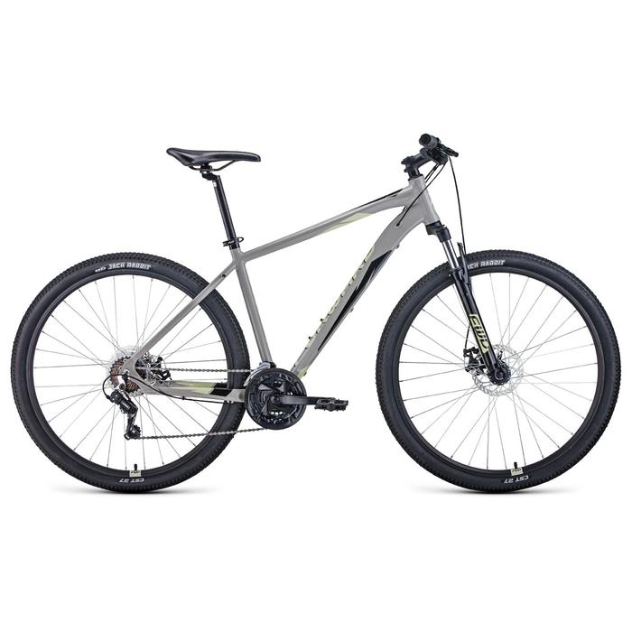 фото Велосипед 29" forward apache 2.2 disc, 2021, цвет серый/бежевый, размер 17"