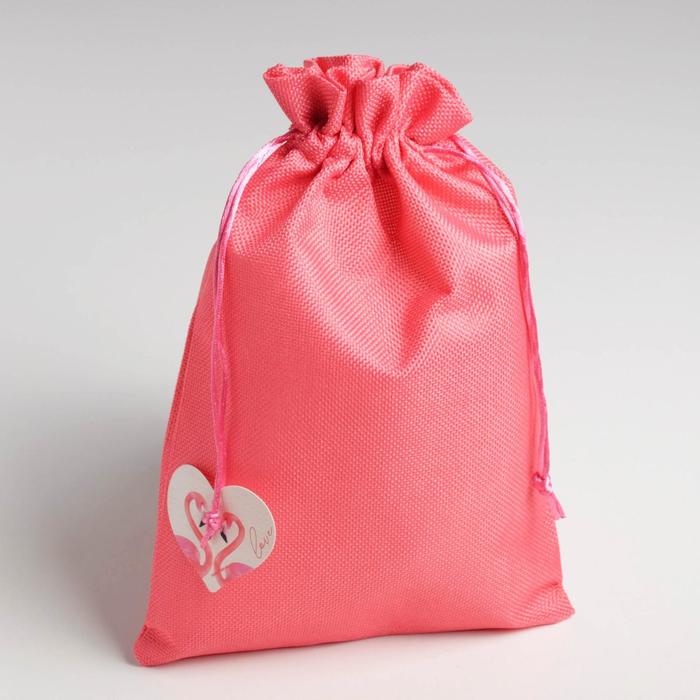 фото Мешок подарочный «фламинго», 20 × 30 см дарите счастье