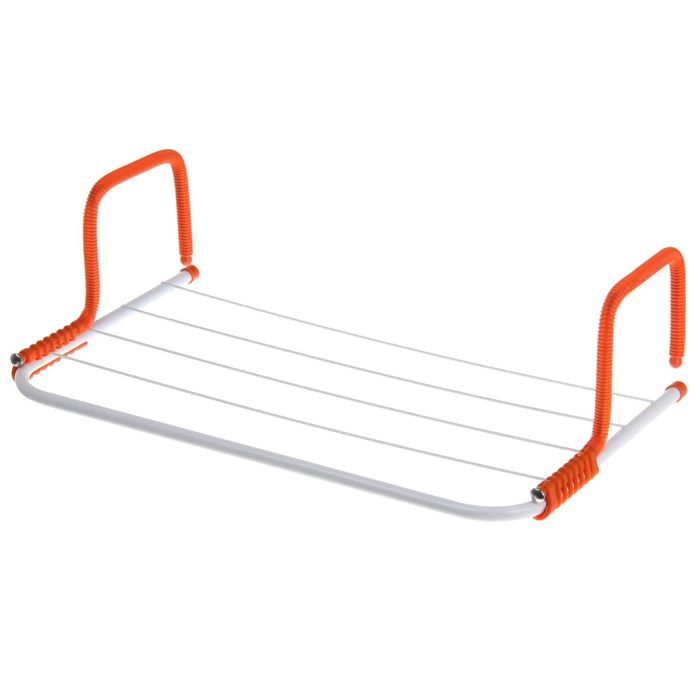 Сушилка для белья навесная 50х30 см, цвет МИКС