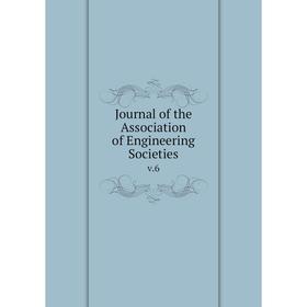 

Книга Journal of the Association of Engineering Societiesv. 6