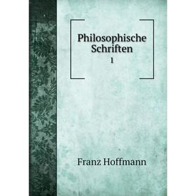 

Книга Philosophische Schriften 1