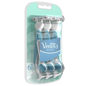 

GILLETTE VENUS 3 SENSITIVE DISPO Бритвы одноразовые 4+2CT ПрепакКоробка