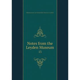 

Книга Notes from the Leyden Museum 13