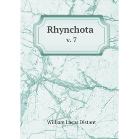 

Книга Rhynchota v. 7