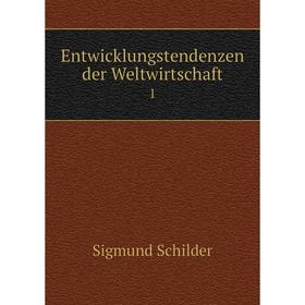 

Книга Entwicklungstendenzen der Weltwirtschaft 1