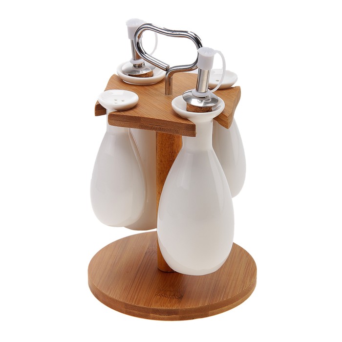 Набор для соусов "Эстет", 4 предмета на подставке