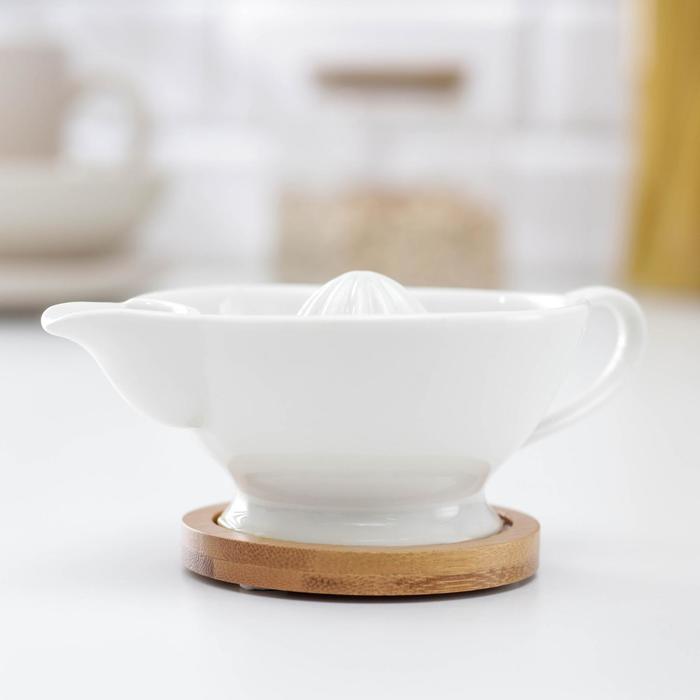 Соковыжималка 120 мл декор деревом "Эстет"