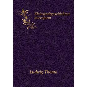 

Книга KleinstadtGeschichte n microform