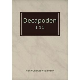 

Книга Decapoden t 11