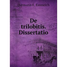 

Книга De trilobitis. Dissertatio