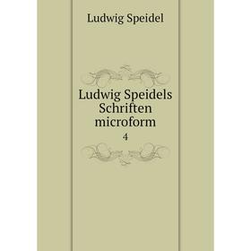 

Книга Ludwig Speidels Schriften microform 4