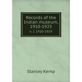 

Книга Records of the Indian museum, 1910-1925 v. 1 1910-1919