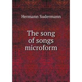 

Книга The song of songs microform