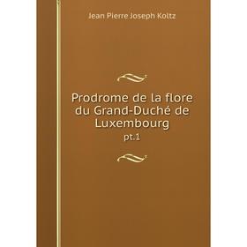 

Книга Prodrome de la flore du Grand-Duché de Luxembourg pt.1