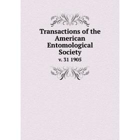 

Книга Transactions of the American Entomological Society v. 31 1905