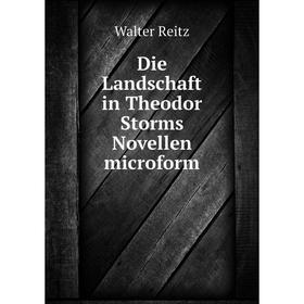 

Книга Die Landschaft in Theodor Storms Novellen microform