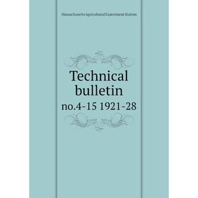 

Книга Technical bulletin no.4-15 1921-28