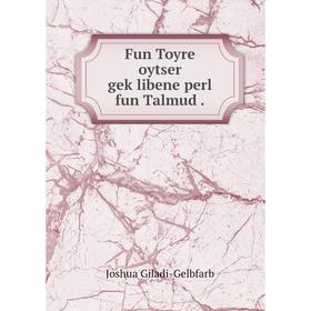 

Книга Fun Toyre oytser geḳlibene perl fun Talmud.