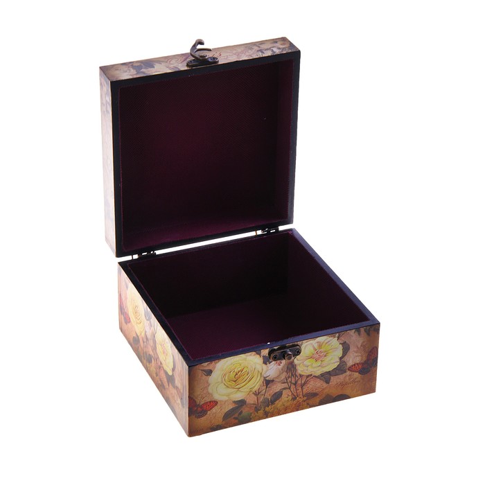 Шкатулка лак "Сад" набор 2 шт.