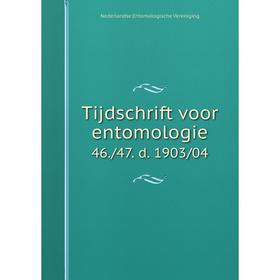 

Книга Tijdschrift voor entomologie 46./47. d. 1903/04