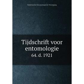 

Книга Tijdschrift voor entomologie 64. d. 1921