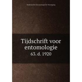 

Книга Tijdschrift voor entomologie 63. d. 1920