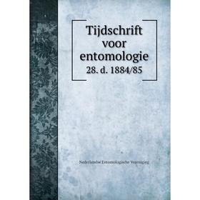 

Книга Tijdschrift voor entomologie 28. d. 1884/85