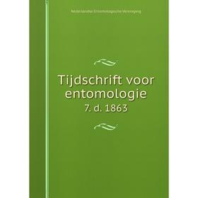 

Книга Tijdschrift voor entomologie 7. d. 1863