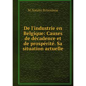 

Книга De l'industrie en Belgique: Causes de décadence et de prospérité. Sa situation actuelle