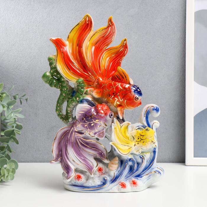 Нэцкэ "Золотые карпы"