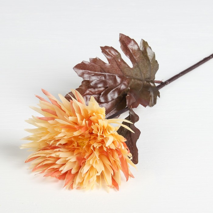 Цветок искусственный "Астра" кремовая