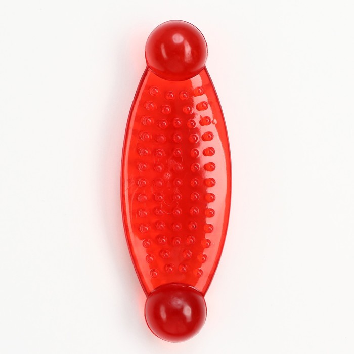 Игрушка-зубочистка "Лакомый кусочек", 11,5 см, красная