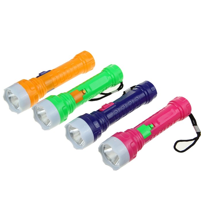 Фонарик ручной «Яркость», 1 диод, микс