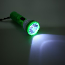 

Фонарь ручной "Сумерки" 1 LED, zoom, рассеиватель прозрачный, узорный, микс, 4х11 см