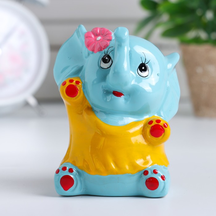 Копилка "Слонёнок с ромашкой", МИКС