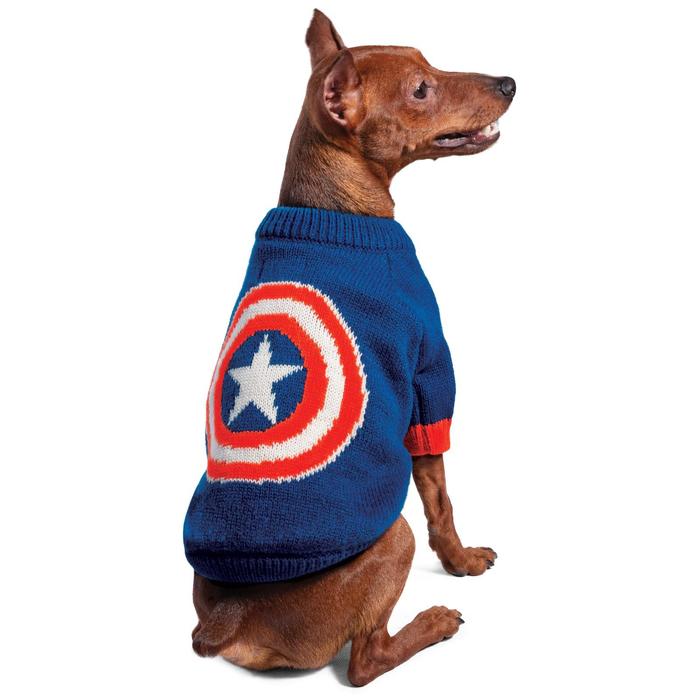 фото Свитер для собак triol marvel "капитан америка", размер xs (дс 20 см) triol-disney