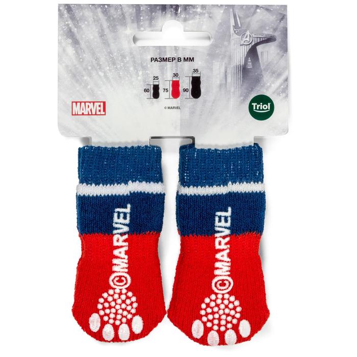 

Носки для собак Triol Marvel "Человек-паук", размер M (7,5 х 3 х 0,1 см)