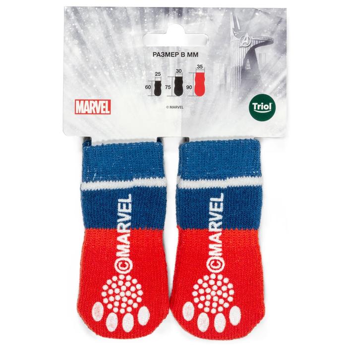 

Носки для собак Triol Marvel "Человек-паук", размер L (9 х 3,5 х 0,1 см)