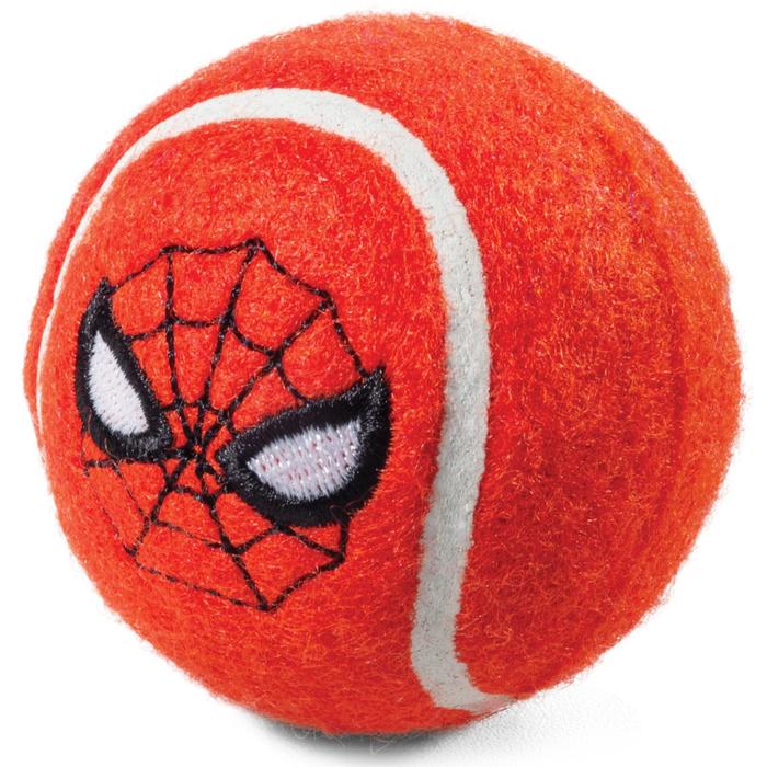 фото Игрушка для собак triol marvel "человек паук. мяч теннисный", 7 см triol-disney