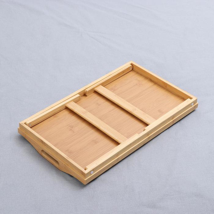 Поднос-столик, 50×30×23 см, бамбук
