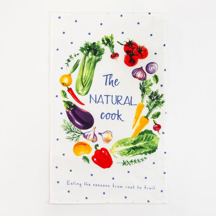 фото Полотенце кухонное доляна, the natural cook, 35х60 см, 100% хлопок, 160г/м2