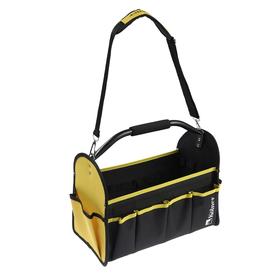 

Сумка для инструмента Kolner KNB 01, 41х23х30 см, 28.3 л, 100% полиэстер, 30 карманов