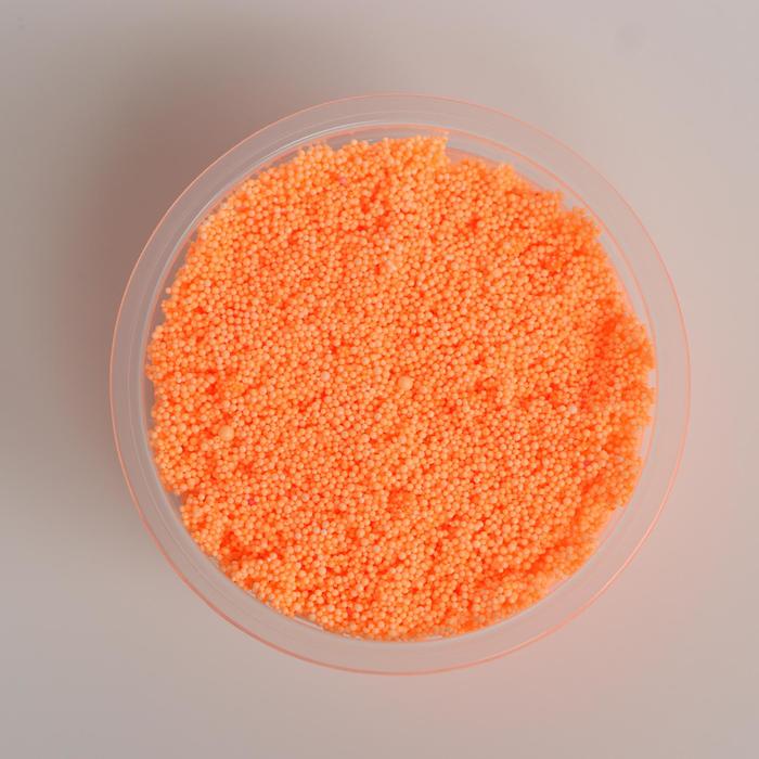 фото Шариковый пластилин, контейнер 100 мл, оранжевый плюх