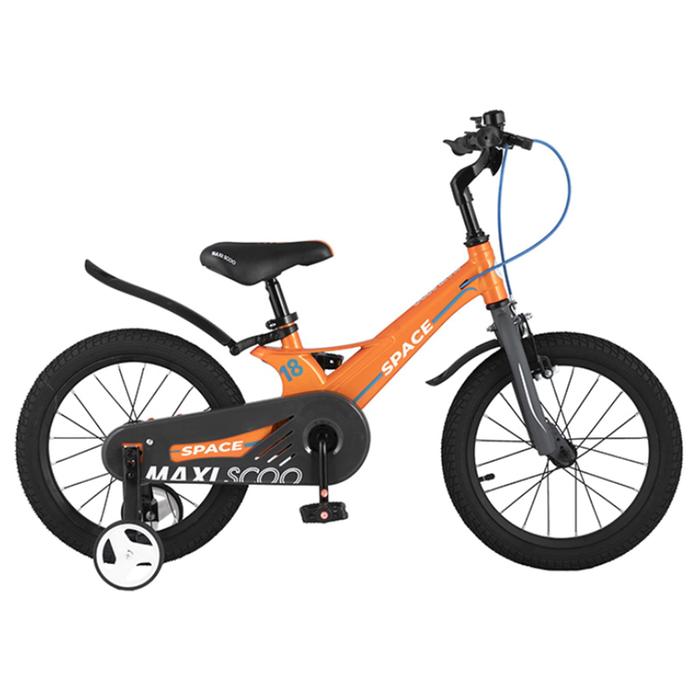 фото Велосипед 18" space стандарт, 2021, цвет оранжевый maxiscoo
