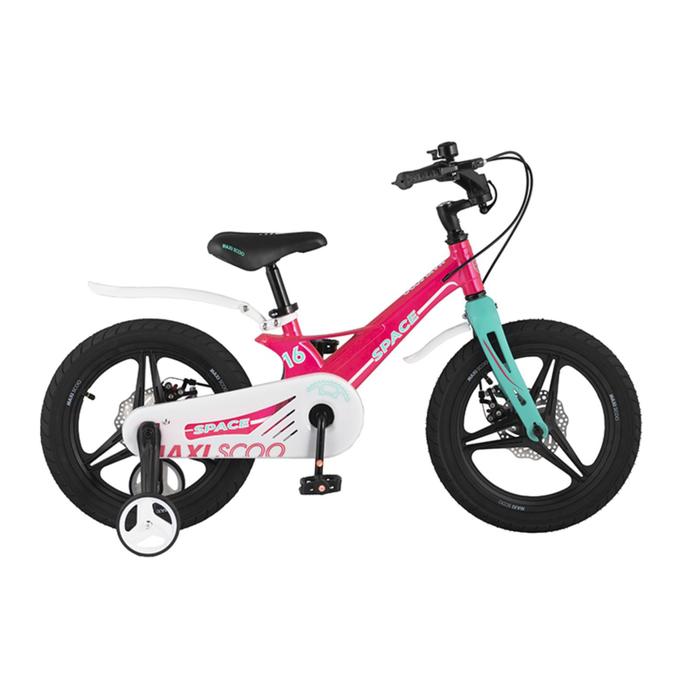 фото Велосипед 16" space делюкс, 2021, цвет розовый maxiscoo