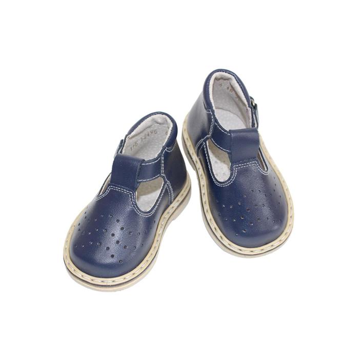 Туфли для ясельного возраста, размер 120, цвет тёмно-синий