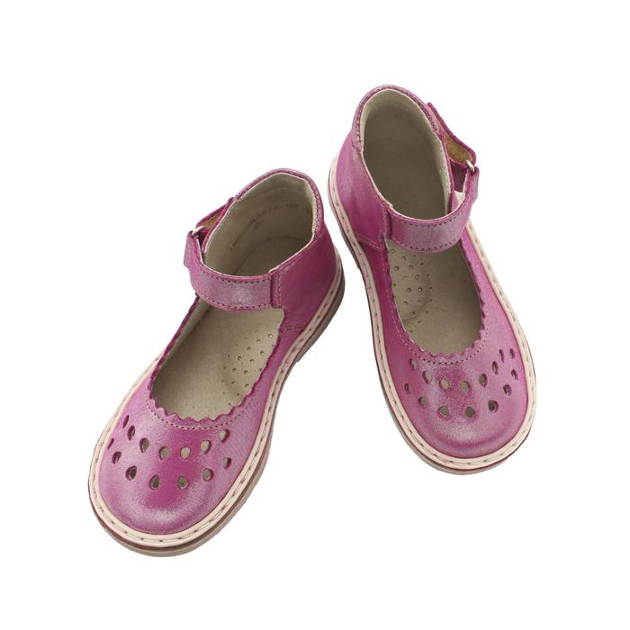 Туфли детские размер 145, цвет малиновый