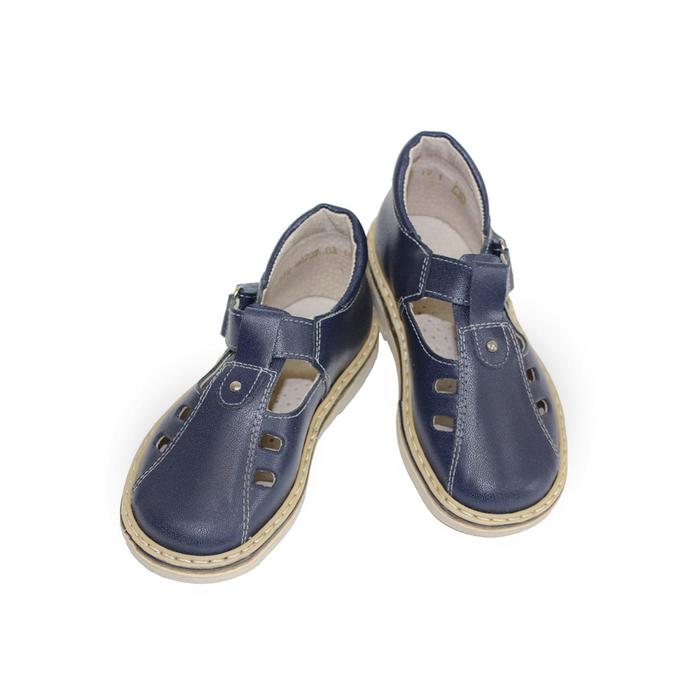 Туфли дошкольные размер 175, цвет тёмно-синий